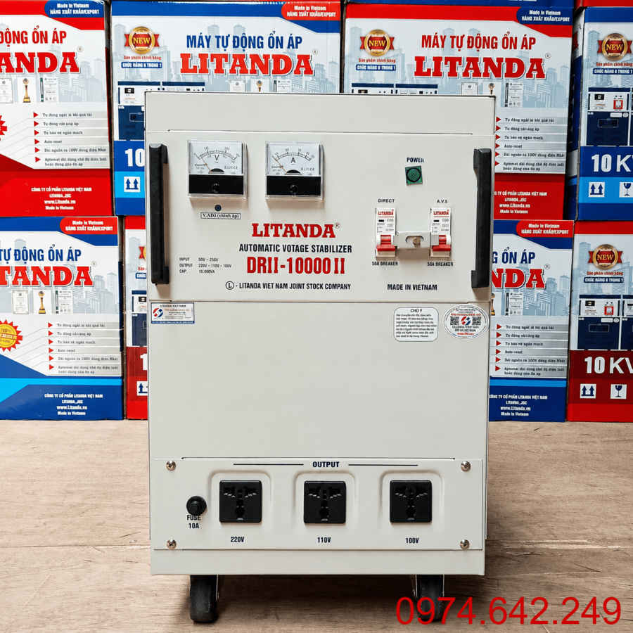 So sánh LiOA 5kVA, 7.5kVA và 10kVA, giúp chọn công suất ổn áp phù hợp cho gia đình theo số điều hòa, tải thiết bị và nhu cầu sử dụng thực tế.