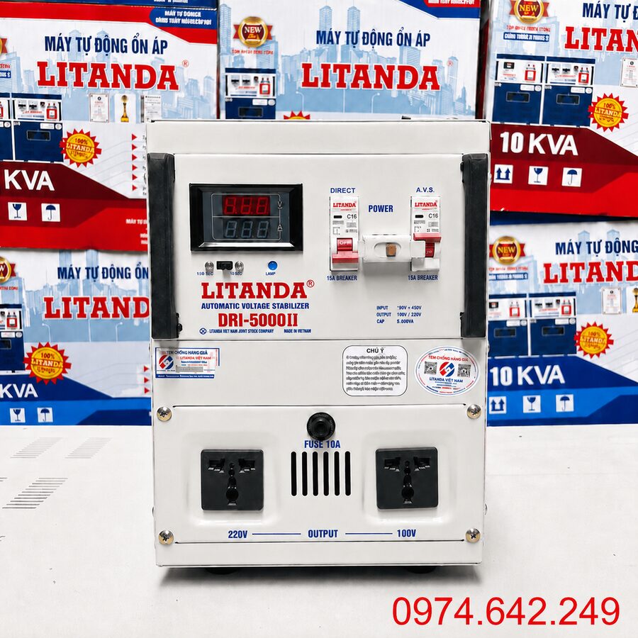So sánh LiOA 5kVA, 7.5kVA và 10kVA, giúp chọn công suất ổn áp phù hợp cho gia đình theo số điều hòa, tải thiết bị và nhu cầu sử dụng thực tế.