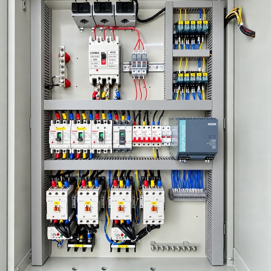 Vỏ tủ hạ thế TBA chuyên dùng lắp đặt, chứa và bảo vệ các thiết bị đóng cắt, thiết bị đo lường điện, đảm bảo an toàn vận hành cho trạm biến áp phân phối.
