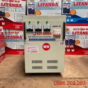 Biến áp cách ly 20KVA 3 pha 380V ra 380V giúp chuyển đổi điện áp chuẩn xác, chống nhiễu, cách ly an toàn và bảo vệ thiết bị vận hành ổn định.
