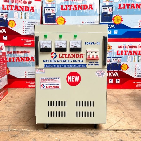 bien-ap-cach-ly-20kva-3-pha-380v-ra-690v Biến áp cách ly 20KVA 3 pha 380V ra 690V giúp đổi nguồn điện chuẩn xác, chống nhiễu tối ưu và đảm bảo an toàn điện tuyệt đối cho hệ thống thiết bị.