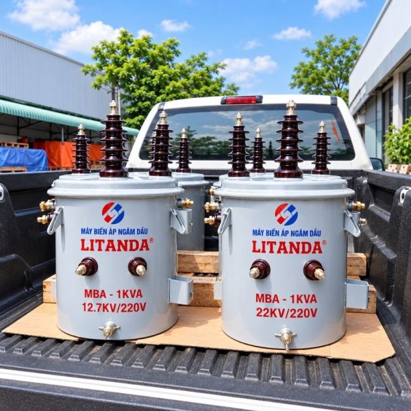 bien-ap-ngam-dau-litanda-1kva-2 Biến áp ngâm dầu Litanda 1KVA 22KV/220V chuyên dùng hạ áp điện áp cao, vận hành bền bỉ ngoài trời và cung cấp nguồn điện ổn định cho hệ thống điện lưới.