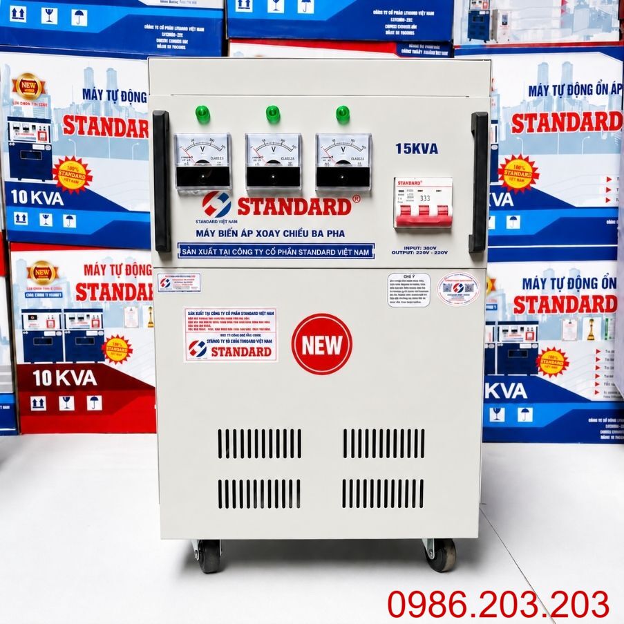 biến áp Standard 15KVA 3 pha