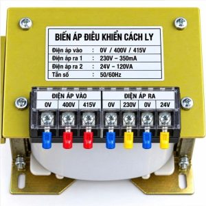 Biến áp trần cách ly vào 400V ra 230V chuyển đổi điện áp chuẩn xác, chống nhiễu, cách ly nguồn điện, bảo vệ cho thiết bị chuyên dụng vận hành ổn định