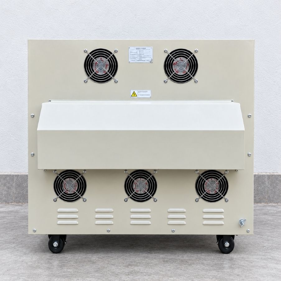 Biến áp tự ngẫu Litanda 150KVA vào 380V ra 220V giúp chuyển đổi điện áp chuẩn xác, chống nhiễu, cách ly an toàn và bảo vệ thiết bị vận hành ổn định.