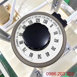 Biến áp vô cấp 500VA vào 100VAC ra 0-130VAC chuyên dùng điều chỉnh điện áp liên tục từ 0V đến 130V, phục vụ thử nghiệm và kiểm tra thiết bị.