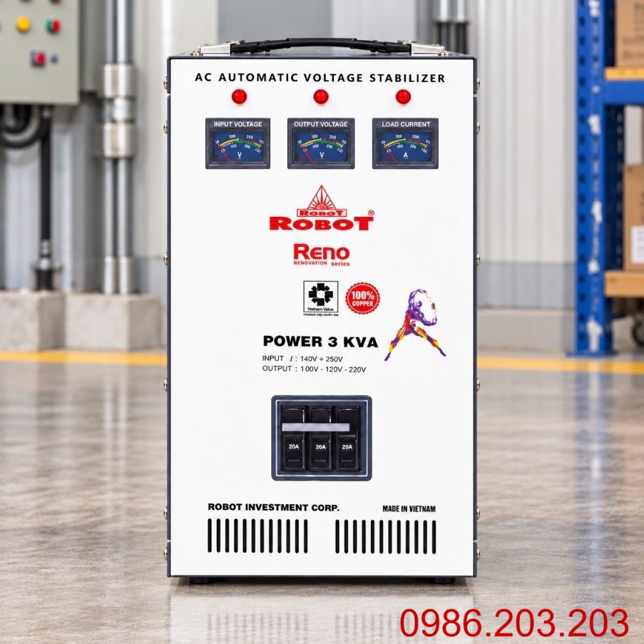 Ổn áp Robot 3KVA 3 pha