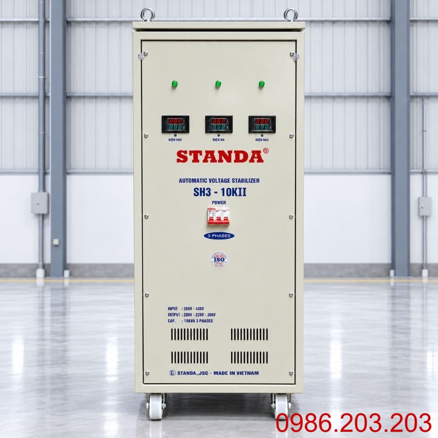 Ổn áp Standa 10KVA 3 pha