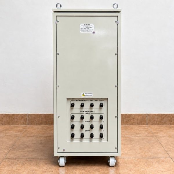 Ổn áp Standa 3 pha 10KVA DR3-10KII dùng kéo điện yếu, ổn định nguồn 380V, chống quá tải, ngắn mạch và bảo vệ hệ thống thiết bị vận hành an toàn, bền bỉ