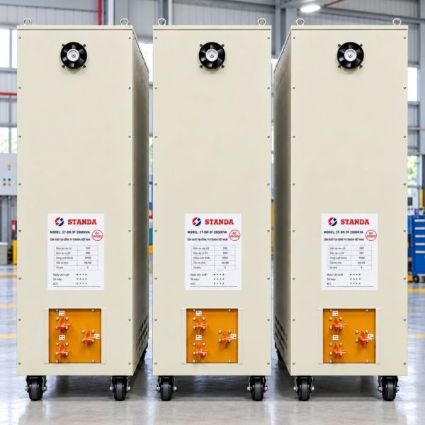 on-ap-standa-3-pha-2000kva-sh3-2000k-3ii-mat-sau Ổn áp Standa 3 pha 2000KVA SH3-2000K/3II giúp ổn định điện áp 380V, bảo vệ toàn diện hệ thống máy móc nhà xưởng và tối ưu hóa hiệu suất vận hành.