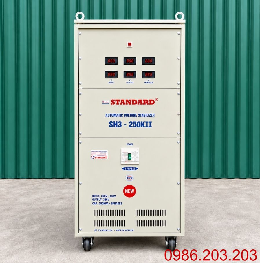 Ổn áp Standard 3 pha 250KVA 3 Pha