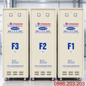Ổn áp Standard 3 pha 1200KVA SH3-1200K/3II chuyên dùng ổn định điện áp tự động, chống quá tải, ngắn mạch, nâng cao độ bền và bảo vệ các thiết bị điện.
