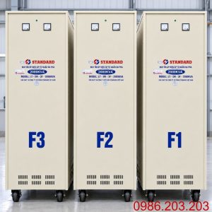 Ổn áp Standard 3 pha 2000KVA SH3-2000K/3II chuyên dùng ổn định điện áp tự động, chống quá tải, ngắn mạch, nâng cao độ bền và bảo vệ các thiết bị điện.