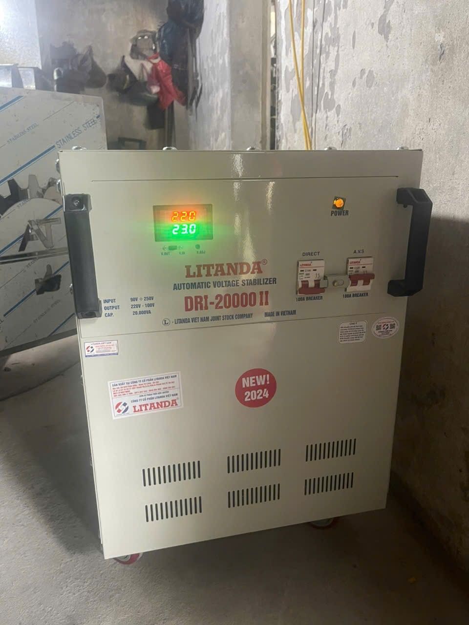 Ổn áp Litanda chạy rất trơn tru và đầm